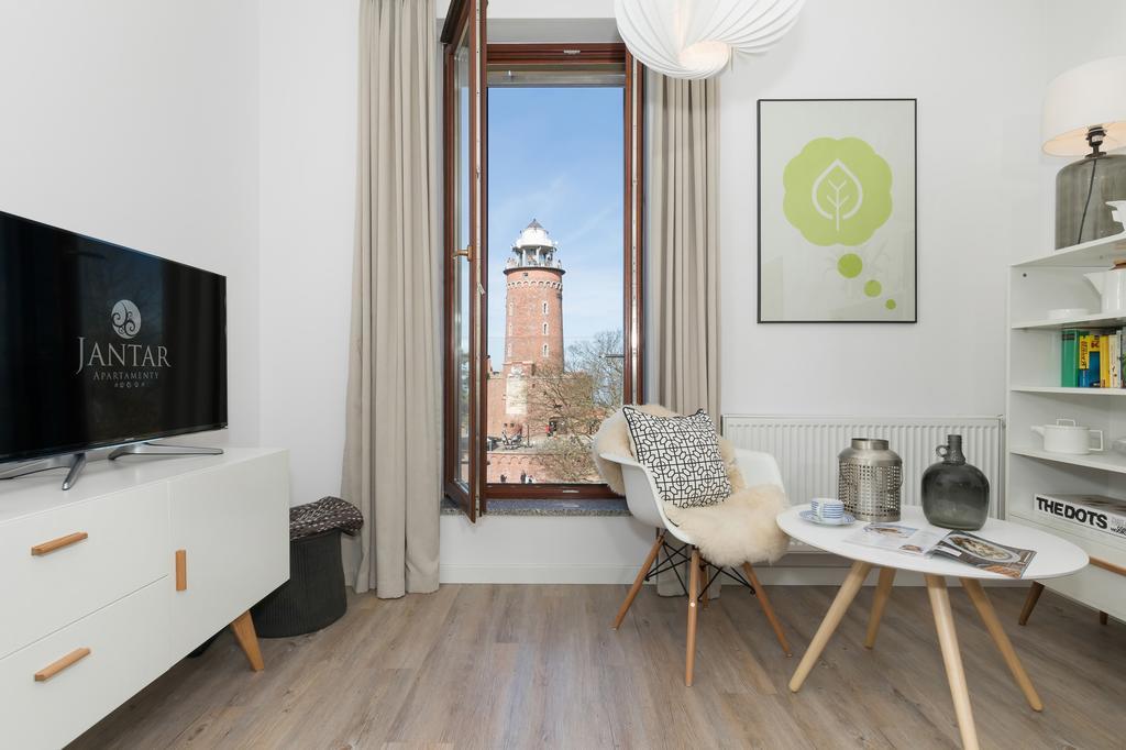 Jantar Apartamenty Design Latarnia Morska كولوبرزيغ المظهر الخارجي الصورة